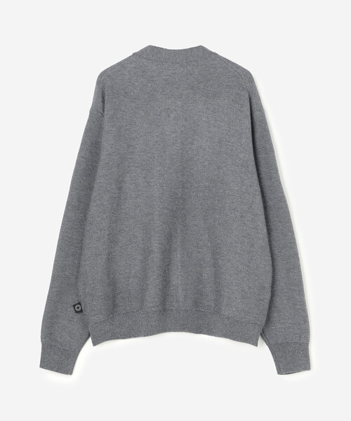 ORCIVAL（オーシバル）の「ORCIVAL | ウールコットン Vネックカーディガン MEN（カーディガン/ボレロ・メンズ・グレー/ブラック/パープル・4/5）」の5枚目の写真