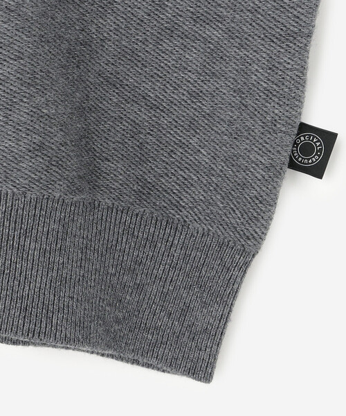 ORCIVAL（オーシバル）の「ORCIVAL | ウールコットン Vネックカーディガン MEN（カーディガン/ボレロ・メンズ・グレー/ブラック/パープル・4/5）」の8枚目の写真