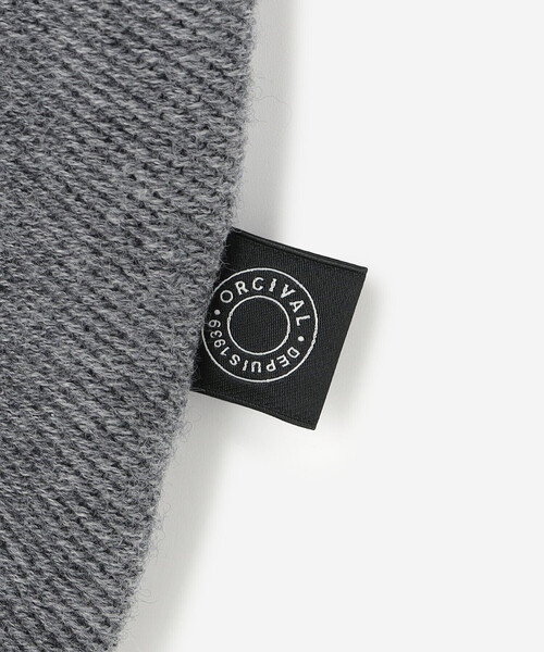 ORCIVAL（オーシバル）の「ORCIVAL | ウールコットン Vネックカーディガン MEN（カーディガン/ボレロ・メンズ・グレー/ブラック/パープル・4/5）」の9枚目の写真