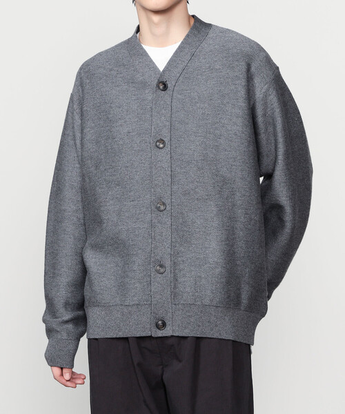 ORCIVAL | ウールコットン Vネックカーディガン MEN（カーディガン