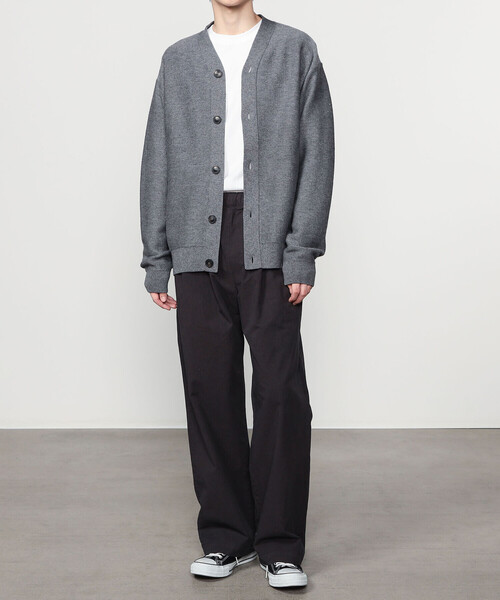 ORCIVAL | ウールコットン Vネックカーディガン MEN（カーディガン