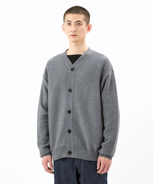 ORCIVAL | ウールコットン Vネックカーディガン MEN（カーディガン