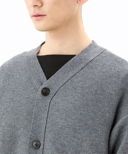 ORCIVAL | ウールコットン Vネックカーディガン MEN（カーディガン