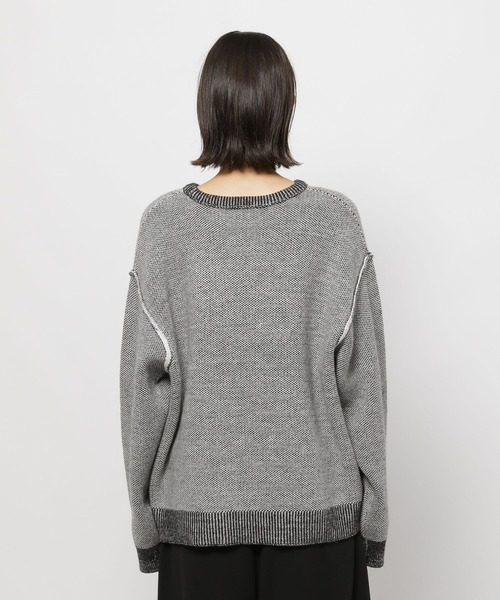 niko and...(ニコアンド)の「カシミリーレタリングニットプルオーバー(ニット/セーター・レディース・アイボリー/ブルー/ブラウン/チャコール・MEDIUM/LARGE)」の10枚目の写真