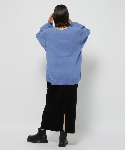 ニコ♡ ページ niko and… ニット セーター バイカラー透かしニットプルオーバー