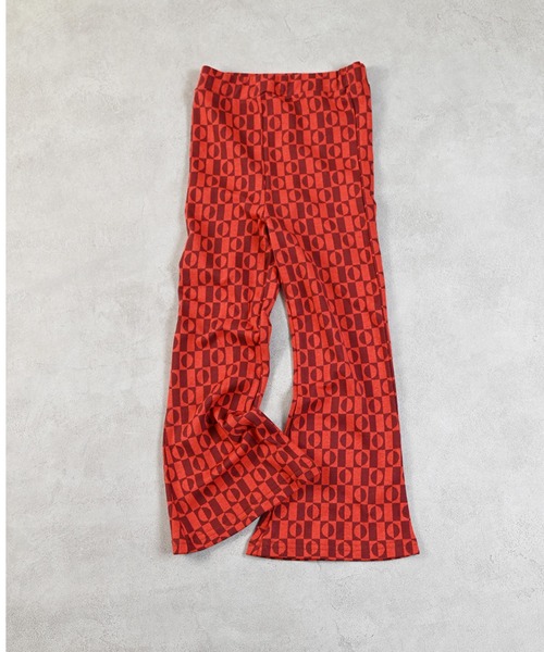 MARKEY'S(マーキーズ)の「総柄ジャガードフレアパンツ(その他パンツ・キッズ・ライトブルー/ブラック系その他/ブルー系その他/ライトグリーン/レッド系その他/イエロー系その他・100/150/95/90/80/140/130/120/110)」の6枚目の写真