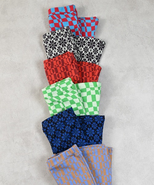 MARKEY'S(マーキーズ)の「総柄ジャガードフレアパンツ(その他パンツ・キッズ・ライトブルー/ブラック系その他/ブルー系その他/ライトグリーン/レッド系その他/イエロー系その他・100/150/95/90/80/140/130/120/110)」の7枚目の写真