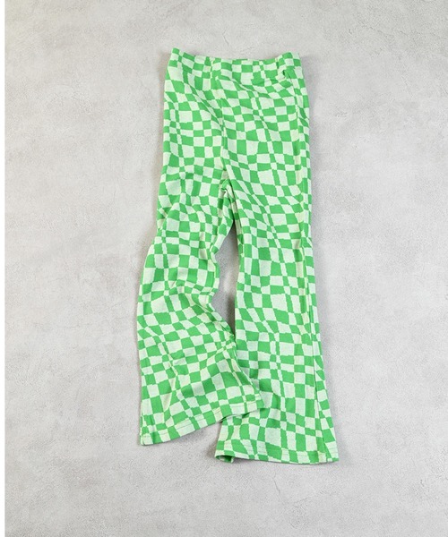 MARKEY'S(マーキーズ)の「総柄ジャガードフレアパンツ(その他パンツ・キッズ・ライトブルー/ブラック系その他/ブルー系その他/ライトグリーン/レッド系その他/イエロー系その他・100/150/95/90/80/140/130/120/110)」の8枚目の写真