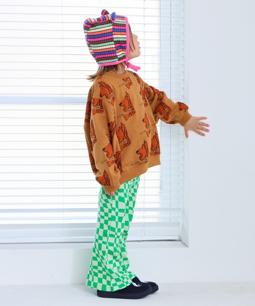 MARKEY'S(マーキーズ)の「総柄ジャガードフレアパンツ(その他パンツ・キッズ・ライトブルー/ブラック系その他/ブルー系その他/ライトグリーン/レッド系その他/イエロー系その他・100/150/95/90/80/140/130/120/110)」の11枚目の写真