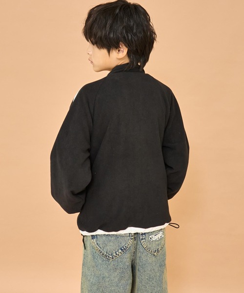 ANAP kids(アナップキッズ)の「リバーシブル フリース ブルゾン 【ユニセックスアイテム】【ジュニアお揃い】(ブルゾン・キッズ・ホワイト/ブラック・110/130/120)」の15枚目の写真
