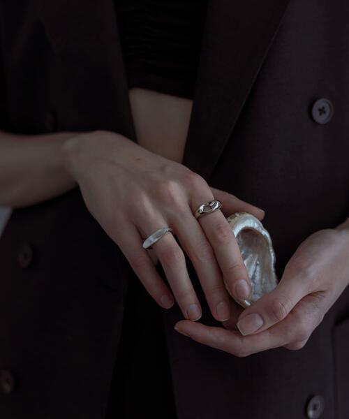 SMELLY（スメリー）の「SMELLY so’　round crystal ring（リング・レディース・シルバー系その他・13）」の6枚目の写真