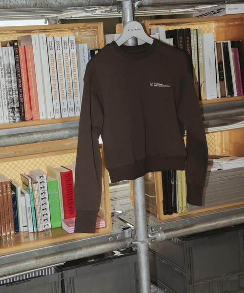 Firsthand（ファーストハンド）の「MA Firsthand/マ ファーストハンド MA ベーシックロゴ刺繍 クルーネックスウェット ウィメンズ / 裏毛スウェット（スウェット・レディース・チャコールグレー/グレー/レッド/ブラウン・ﾌﾘ-）」の10枚目の写真