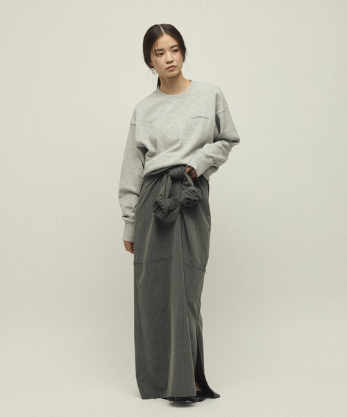 Firsthand（ファーストハンド）の「MA Firsthand/マ ファーストハンド MA ベーシックロゴ刺繍 クルーネックスウェット ウィメンズ / 裏毛スウェット（スウェット・レディース・チャコールグレー/グレー/レッド/ブラウン・ﾌﾘ-）」の20枚目の写真