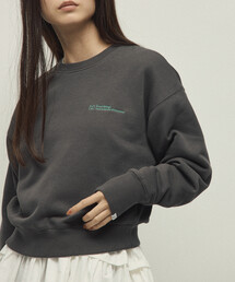 Firsthand | MA Firsthand/マ ファーストハンド MA ベーシックロゴ刺繍 クルーネックスウェット ウィメンズ / 裏毛スウェット(スウェット)