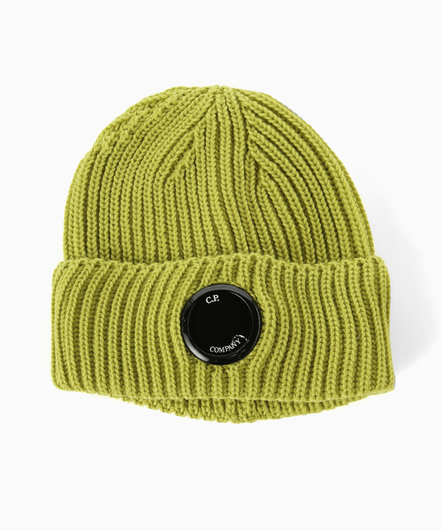 C.P. COMPANY（シーピーカンパニー）の「C.P. Company / シーピーカンパニー ACC KNIT CAP IN EF WOOL / 19CMAC739A（ニットキャップ/ビーニー・メンズ・ブラウン/イエロー・FREE）」の2枚目の写真