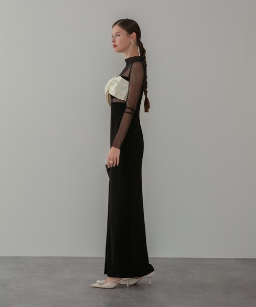 セール】【LEJA LUXE】フロントツイストデザインシアースリットIライン