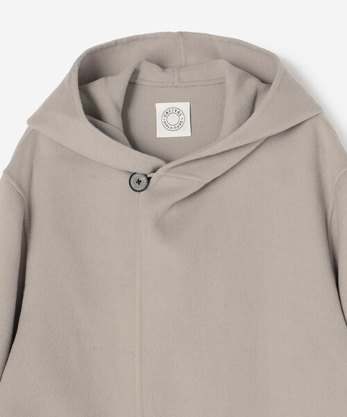 ORCIVAL（オーシバル）の「ORCIVAL | リバーウール フードコート WOMEN（その他アウター・レディース・ダークネイビー/ベージュ・1）」の14枚目の写真
