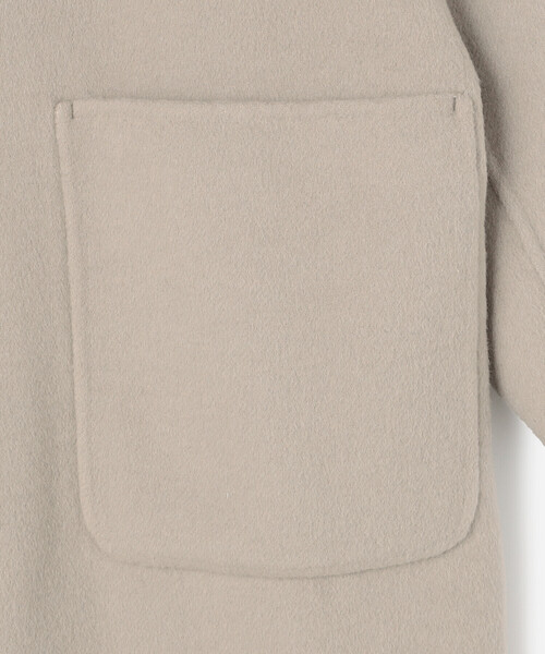 ORCIVAL（オーシバル）の「ORCIVAL | リバーウール フードコート WOMEN（その他アウター・レディース・ダークネイビー/ベージュ・1）」の12枚目の写真