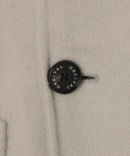 ORCIVAL（オーシバル）の「ORCIVAL | リバーウール フードコート WOMEN（その他アウター・レディース・ダークネイビー/ベージュ・1）」の9枚目の写真