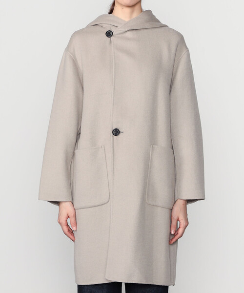 ORCIVAL | リバーウール フードコート WOMEN（その他アウター