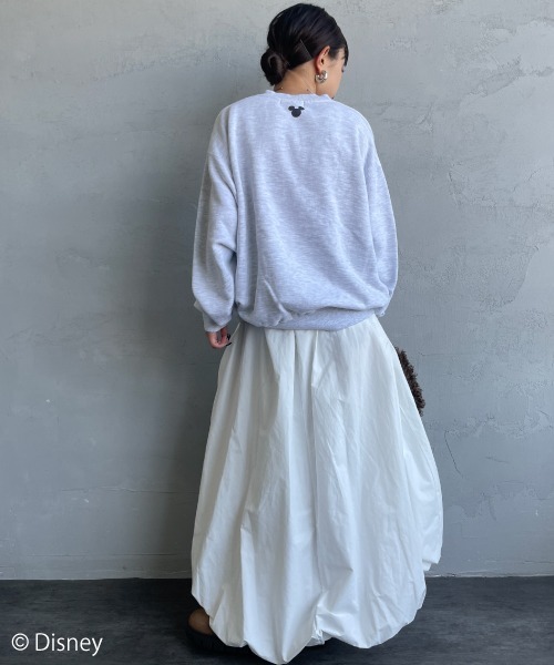 GOOD ROCK SPEED（グッドロックスピード）の「[GOOD ROCK SPEED/グッドロックスピード] 別注 MICKEY MOUSE / プリントスウェット / ディズニー（スウェット・レディース・アッシュグレー・XL/L/M）」の5枚目の写真