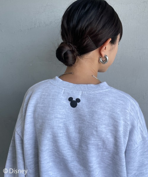 GOOD ROCK SPEED（グッドロックスピード）の「[GOOD ROCK SPEED/グッドロックスピード] 別注 MICKEY MOUSE / プリントスウェット / ディズニー（スウェット・レディース・アッシュグレー・XL/L/M）」の7枚目の写真