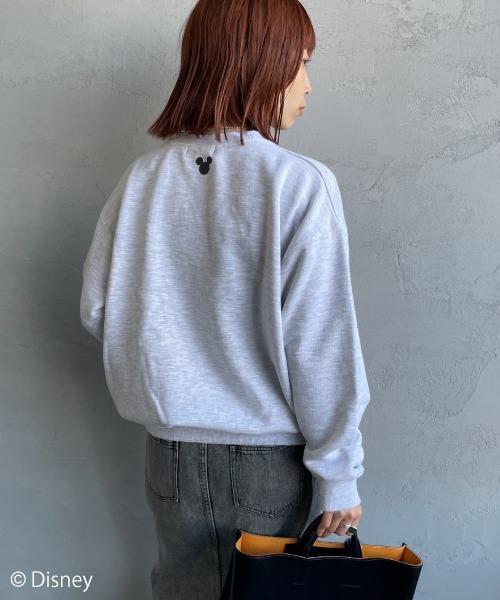 GOOD ROCK SPEED（グッドロックスピード）の「[GOOD ROCK SPEED/グッドロックスピード] 別注 MICKEY MOUSE / プリントスウェット / ディズニー（スウェット・レディース・アッシュグレー・XL/L/M）」の11枚目の写真