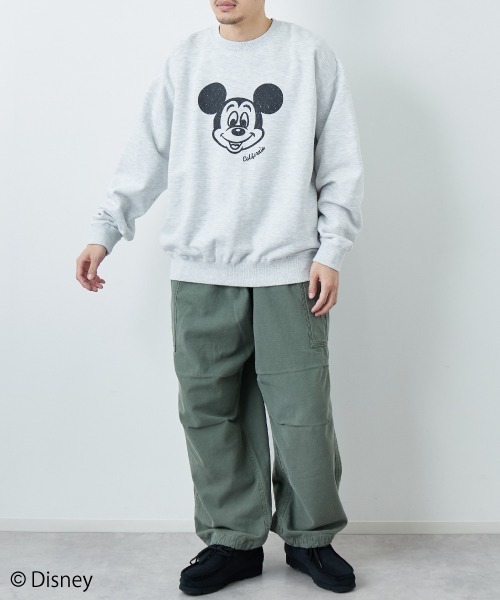 GOOD ROCK SPEED（グッドロックスピード）の「[GOOD ROCK SPEED/グッドロックスピード] 別注 MICKEY MOUSE / プリントスウェット / ディズニー（スウェット・レディース・アッシュグレー・XL/L/M）」の22枚目の写真