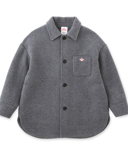 DANTON(ダントン)の「WOMEN'S WOOL MELTON SHIRT BLOUSON(その他アウター・レディース・オレンジ/ダークネイビー/グレー/ベージュ・36/34/38)」の6枚目の写真