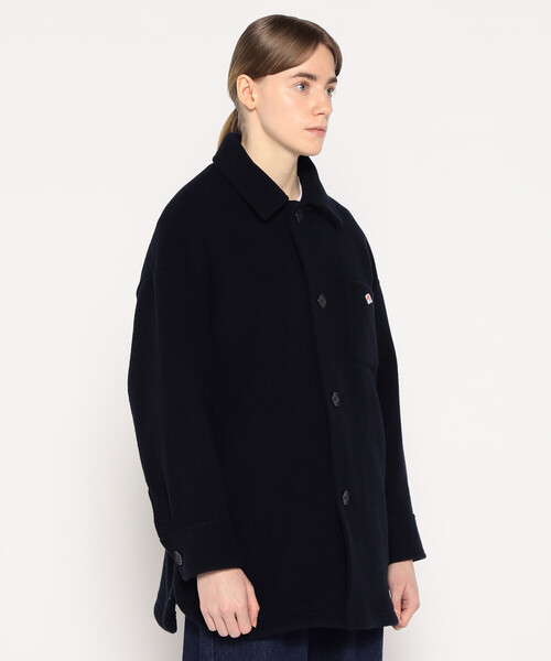 DANTON(ダントン)の「WOMEN'S WOOL MELTON SHIRT BLOUSON(その他アウター・レディース・オレンジ/ダークネイビー/グレー/ベージュ・36/34/38)」の11枚目の写真