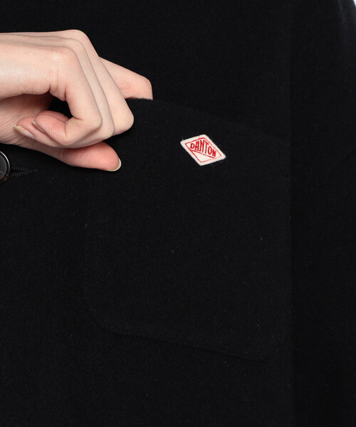 DANTON(ダントン)の「WOMEN'S WOOL MELTON SHIRT BLOUSON(その他アウター・レディース・オレンジ/ダークネイビー/グレー/ベージュ・36/34/38)」の17枚目の写真