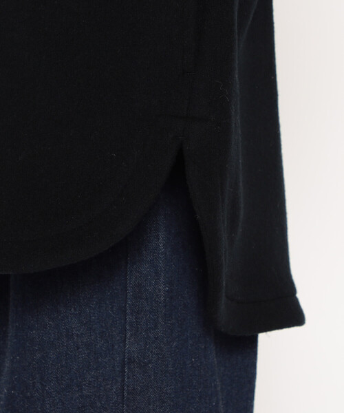 DANTON(ダントン)の「WOMEN'S WOOL MELTON SHIRT BLOUSON(その他アウター・レディース・オレンジ/ダークネイビー/グレー/ベージュ・36/34/38)」の19枚目の写真