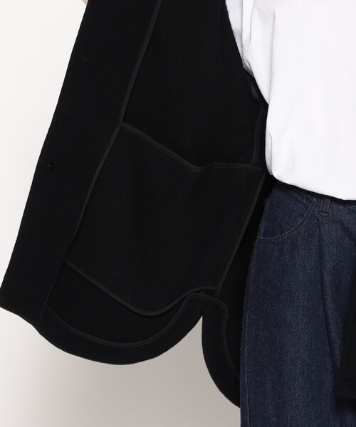 DANTON(ダントン)の「WOMEN'S WOOL MELTON SHIRT BLOUSON(その他アウター・レディース・オレンジ/ダークネイビー/グレー/ベージュ・36/34/38)」の20枚目の写真