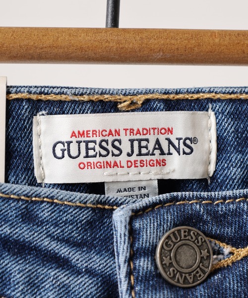 GUESS JEANS（ゲスジーンズ）の「GUESS JEANS High-Rise Skinny ゲス デニム スキニージーンズ（デニムパンツ・レディース・インディゴブルー・28inch/27inch/25inch/24inch）」の3枚目の写真