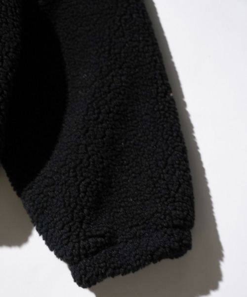 SUNNY  SPORTS（サニースポーツ）の「SUNNY SPORTS GOLF / サニースポーツゴルフ BOA FLEECE SWING TOP ボアフリース スイングトップ（ブルゾン・メンズ・ブラウン/ブラック・X-SMALL/MEDIUM/LARGE）」の15枚目の写真