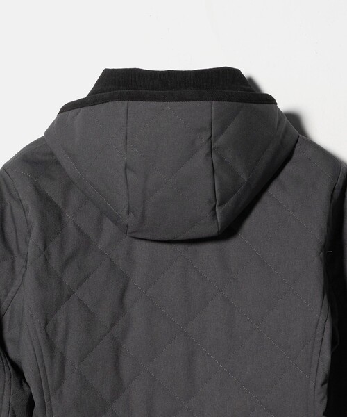 A DAY IN THE LIFE UNITED ARROWS(アデイインザライフユナイテッドアローズ)の「ウールライク キルト フードブルゾン-防風・撥水-<A DAY IN THE LIFE>(ブルゾン・メンズ・ネイビー/ダークグレー・L/M)」の19枚目の写真