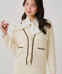 手洗い可】ビジュー付カーディガン（カーディガン/ボレロ）｜COUP DE