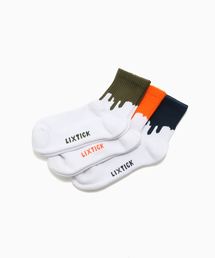 LIXTICK(bNXeBbN)LIXTICK/bNXeBbN DRIP SOCKS 3PACK(\bNX/C)