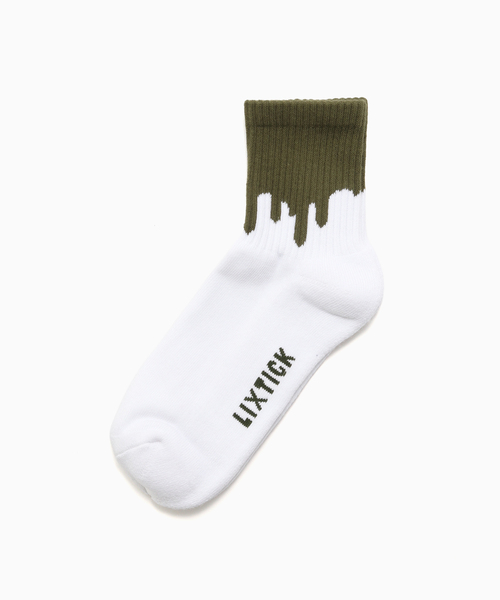 LIXTICK（リックスティック）の「LIXTICK/リックスティック DRIP SOCKS 3PACK（ソックス/靴下・メンズ・ネイビー・FREE）」の2枚目の写真