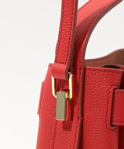 TOMORROWLAND （トゥモローランド）の「PUNTI. MIRROR-SHLD バッグ（ハンドバッグ・レディース・レッド・FREE）」の2枚目の写真