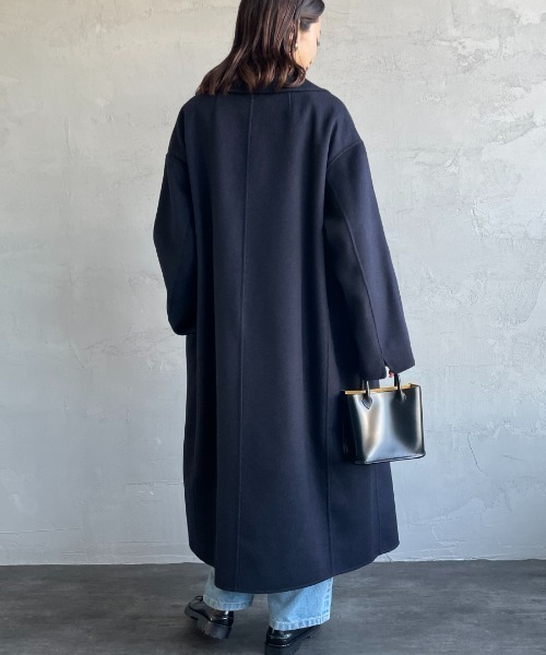 LE GLAZIK/ル グラジック] ラムウールWフェイス ビッグカラーリバー