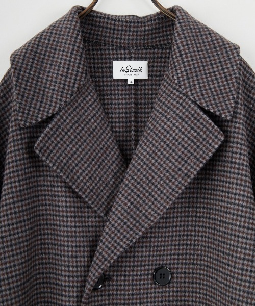 セール】[LE GLAZIK/ル グラジック] ラムウールWフェイス ビッグカラー