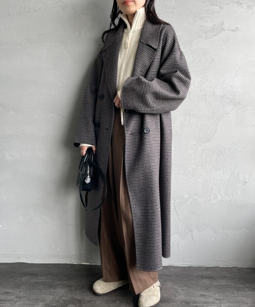 LE GLAZIK/ル グラジック] ラムウールWフェイス ビッグカラーリバー