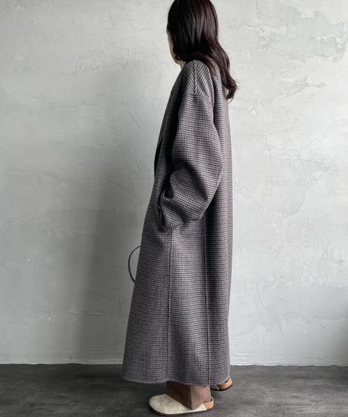 LE GLAZIK/ル グラジック] ラムウールWフェイス ビッグカラーリバー