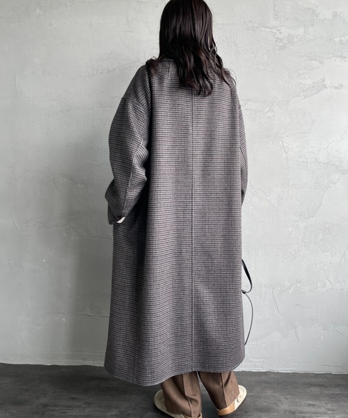 LE GLAZIK/ル グラジック] ラムウールWフェイス ビッグカラーリバー