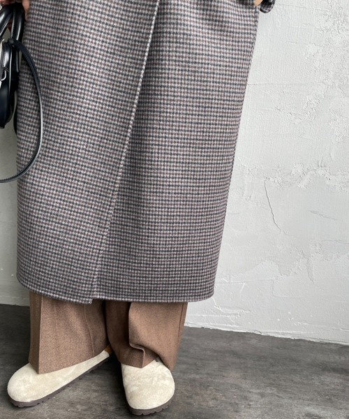 LE GLAZIK/ル グラジック] ラムウールWフェイス ビッグカラーリバー