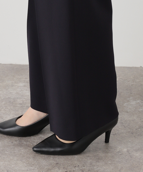 La TOTALITE（ラトータリテ）の「【洗える】サテンストレートパンツ（スラックス・レディース・ブラック/ベージュ・36/38/40）」の15枚目の写真