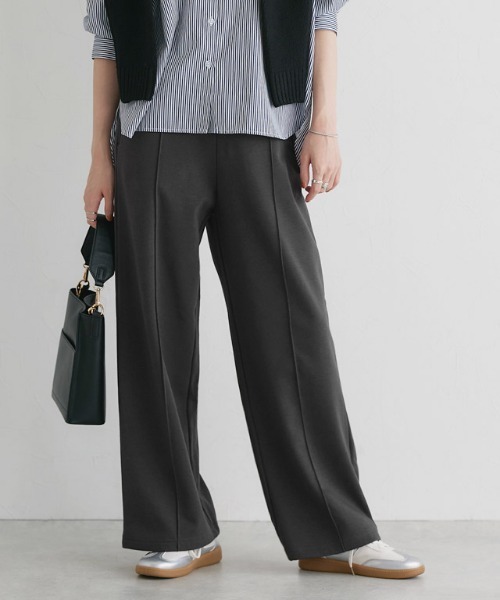 Pierrot(ピエロ)の「裏起毛ポンチパンツ(その他パンツ・レディース・ブラック/ネイビー/チャコール・PM/PL/M/L/TM/TL)」の10枚目の写真