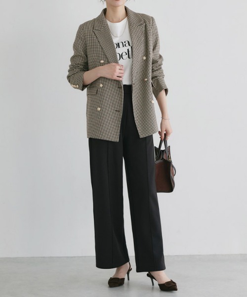 Pierrot(ピエロ)の「裏起毛ポンチパンツ(その他パンツ・レディース・ブラック/ネイビー/チャコール・PM/PL/M/L/TM/TL)」の20枚目の写真