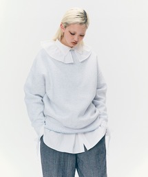 yuumiARIA（ユウミアリア）の「STITCH SEWAT ブランケットエンブロイダリースウェット（スウェット）」